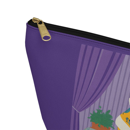 Golden Robe Cosmetic Bag – Elegant Drama & Timeless Sophistication