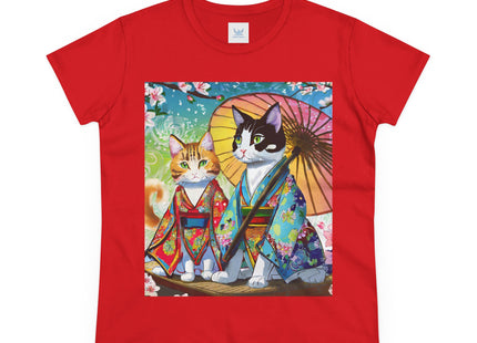 Kimono Kitties Cotton Tee