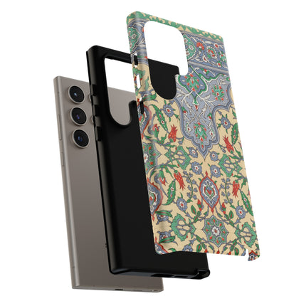 Arabic Art Pattern, Plate by Emile Prisse d’Avennes Phone Cases