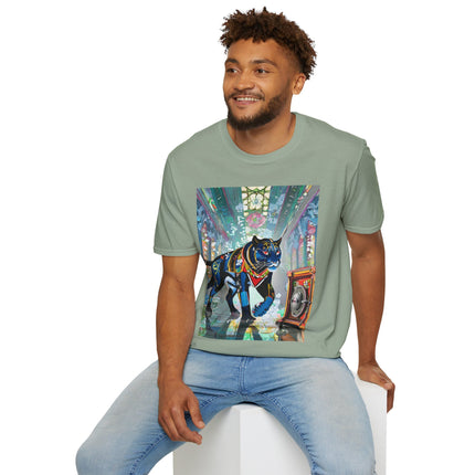 Cyber Panther's Hunt Softstyle T-Shirt