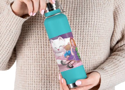 Joy of Friendship Copper Vacuum Insulated Bottle, 22oz