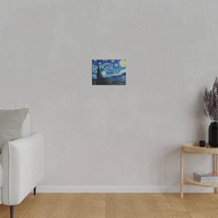 The Starry Night by Vincent Van Gogh Matte Canvas, Stretched, 0.75"