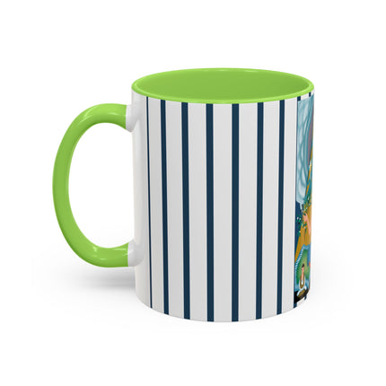 Art Deco Christmas Elegance Colorful Mugs (11oz, 15oz)