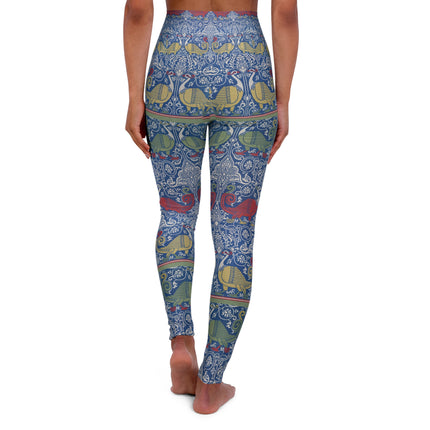 Arabesques by Émile Prisse d'Avennes High Waisted Yoga Leggings (AOP)