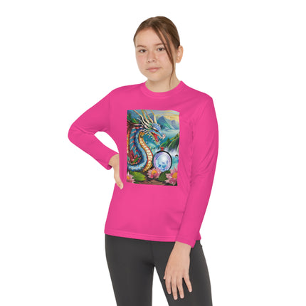 Wisdom's Guardian Youth Long Sleeve Competitor Tee – Dragon Magic & Ancient Wisdom