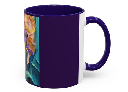The Elegant Iris Flower Colorful Mugs (11oz, 15oz)