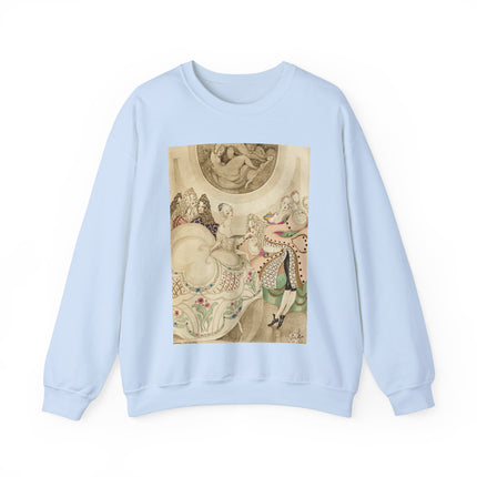 Sur talons rouges (On Red Heels) pl 01 by Gerda Wegener Heavy Blend™ Crewneck Sweatshirt