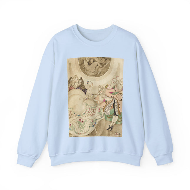 Sur talons rouges (On Red Heels) pl 01 by Gerda Wegener Heavy Blend™ Crewneck Sweatshirt