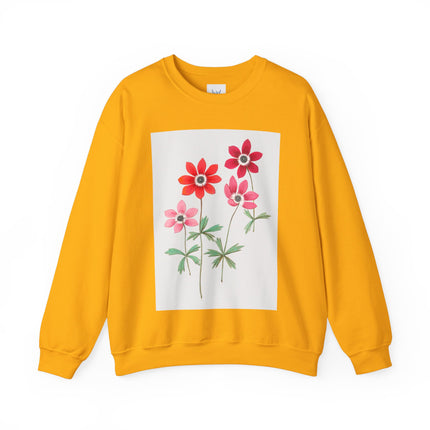 Anemoon, Anemone by Anselmus Boëtius de Boodt Heavy Blend™ Crewneck Sweatshirt