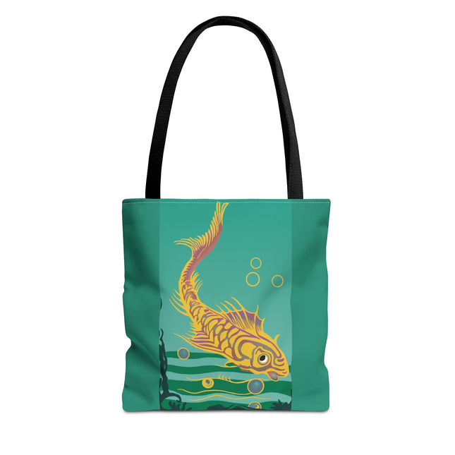 Golden Serenity Tote Bag (AOP)