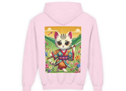 Samurai Kitten Youth Heavy Blend Hooded Sweatshirt