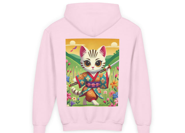 Samurai Kitten Youth Heavy Blend Hooded Sweatshirt