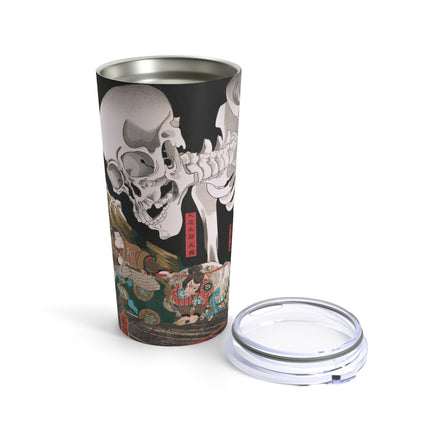 Mitsukuni Defying the Skeleton Spectre by Utagawa Kuniyoshi Tumbler 20oz