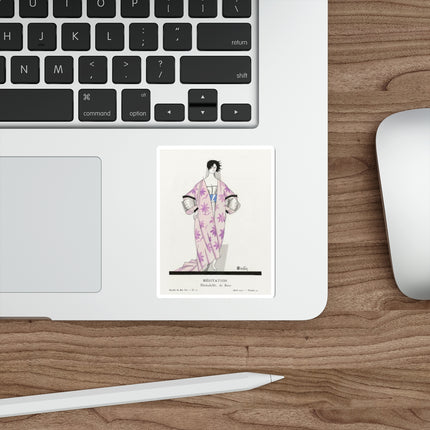 Hesitation–Déshabillé (Hesitation) by Charles Martin Die-Cut Stickers (5 Sizes)