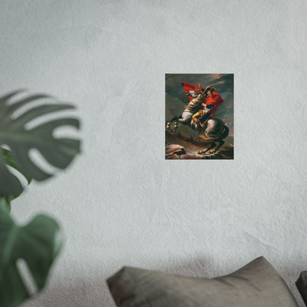 Napoleon Crossing the Alps by Jacques-Louis David Fine Art Posters