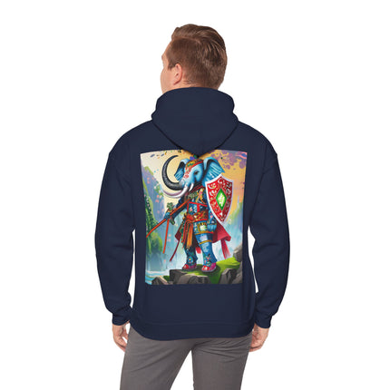 Cyberpunk Elephant – Heavy Blend™ Hooded Sweatshirt