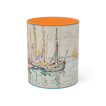 Groix by Paul Signac Colorful Mugs, 11oz