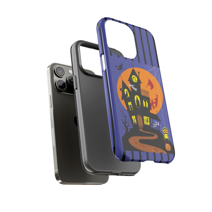 Halloween Night at the Haunted House Phone Cases
