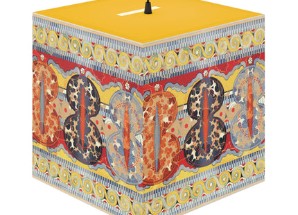 Reproduction of the Shield Frieze by Emile Gilliéron Light Cube Lamp