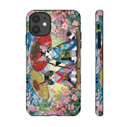 Kimono Kitties Phone Cases