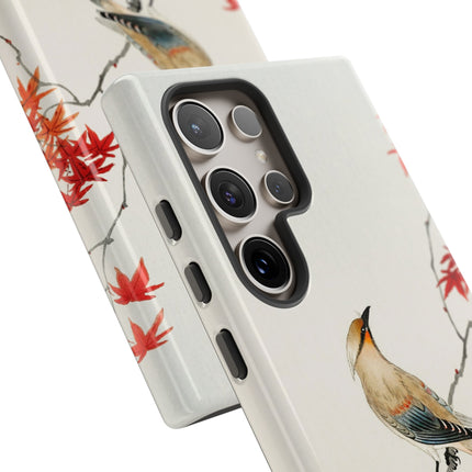 Japanese Bird on Maple by Ohara Koson Phone Cases