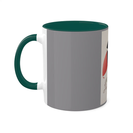 Illustrations of Japanese Toys Pl.056 by Kawasaki Kyosen Colorful Mugs, 11oz