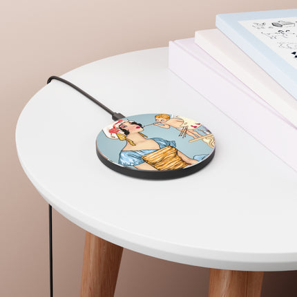 The Enchanting Painter: A Fairy's Artistic Touch Wireless Charger
