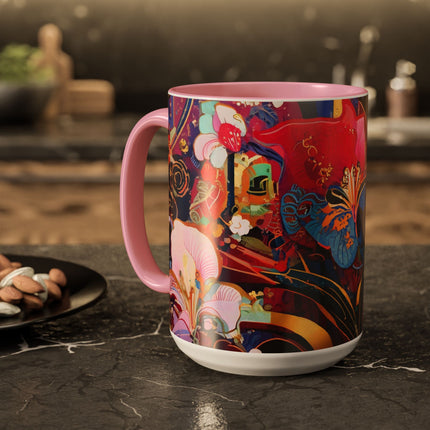 Ethereal Irises Colorful Mugs (11oz, 15oz)