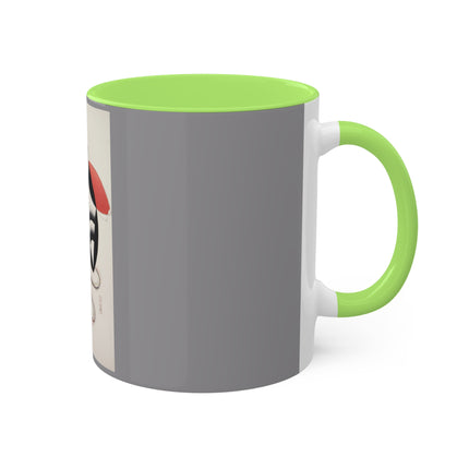 Illustrations of Japanese Toys Pl.056 by Kawasaki Kyosen Colorful Mugs, 11oz