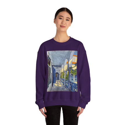 Gallery of a Moroccan Riad by George Gaudion Heavy Blend™ Crewneck Sweatshirt