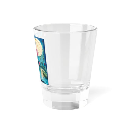 Ethereal Moonlit Lake Shot Glass, 1.5oz