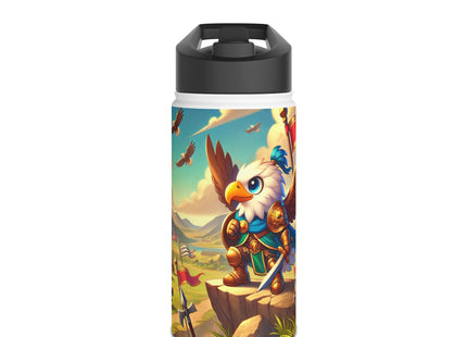 Watchful Guardian Stainless Steel Water Bottle, Standard Lid