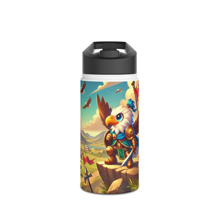 Watchful Guardian Stainless Steel Water Bottle, Standard Lid