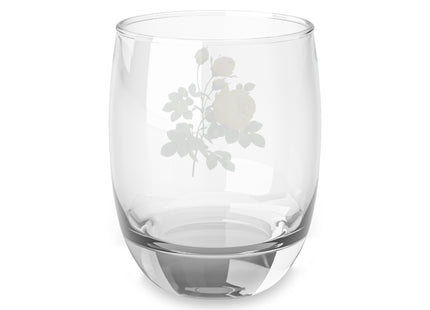 Yellow Rose Botanical Illustration by Pierre-Joseph Redouté Whiskey Glass