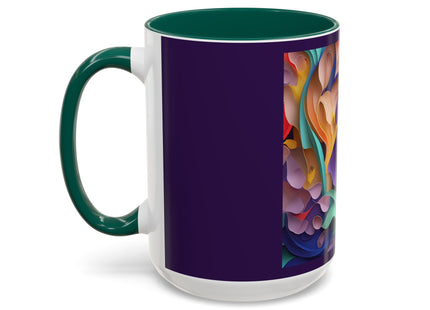 The Elegant Iris Flower Colorful Mugs (11oz, 15oz)