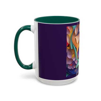 The Elegant Iris Flower Colorful Mugs (11oz, 15oz)