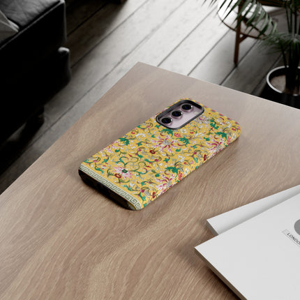 Yellow Botanical Pattern by Owen Jones Phone Cases
