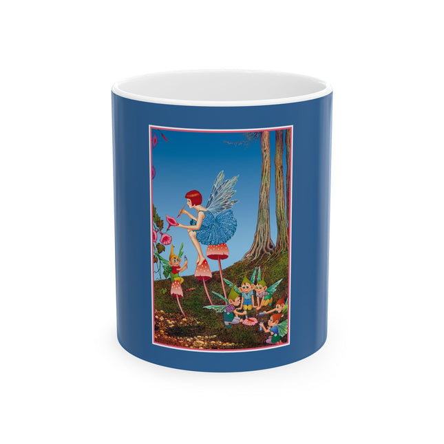 Periwinkle Painting the Petals Ida Rentoul Outhwaite Ceramic Mug 11oz