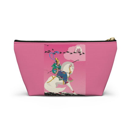 Samurai Princess on the White Steed Cosmetic Bag – Bold Fantasy & Elegant Adventure