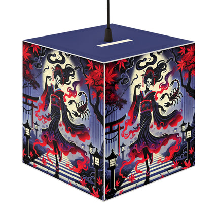 Halloween Sorceress Light Cube Lamp