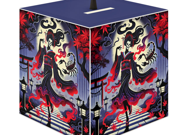 Halloween Sorceress Light Cube Lamp