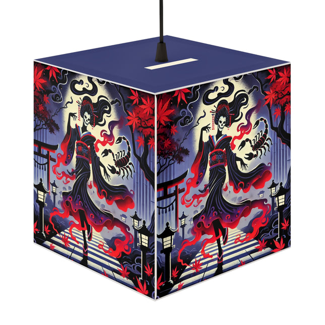 Halloween Sorceress Light Cube Lamp