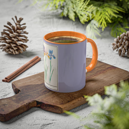Iris, Iris sibirica by Anselmus Boëtius de Boodt Colorful Mugs, 11oz