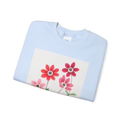 Anemoon, Anemone by Anselmus Boëtius de Boodt Heavy Blend™ Crewneck Sweatshirt