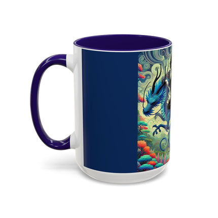 Mystic Guardian of the Sky Light Colorful Mugs (11oz, 15oz)