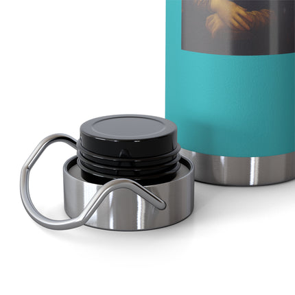Mona Lisa by Leonardo da Vinci Copper Vacuum Insulated Bottle, 22oz