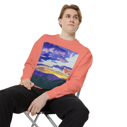 Naturstudie XII by Karl Wiener Garment-Dyed Sweatshirt