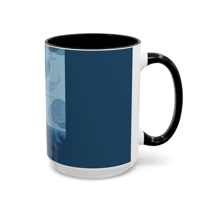 Siren of the Waves Colorful Mugs – Dramatic Sea Power & Bold Elegance
