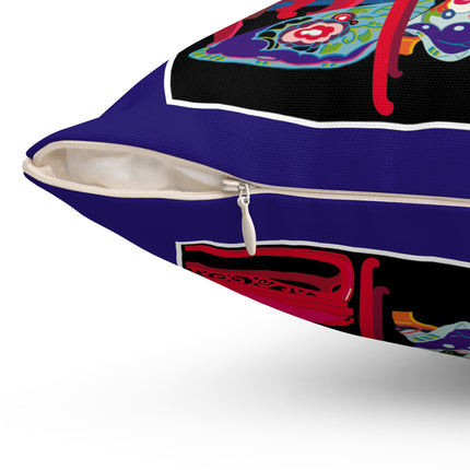 A Visual Journey by Umberto Brunelleschi Spun Polyester Square Pillow