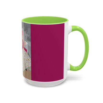 The Red Bird Colorful Mugs – Gentle Storybook Charm & Elegant Whimsy